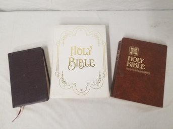 Trio Of Holy Bibles