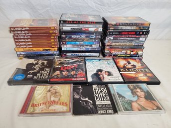 DVD Movie & Music CD Lot -(Lot E)