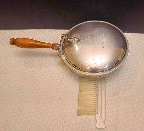 Vintage Silverplated Sheffield Silent Butler/Crumb Catcher