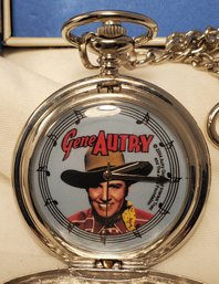 Collectible New Old Stock Gene Autry Pocket Watch