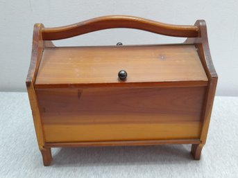 Wooden Sewing Basket