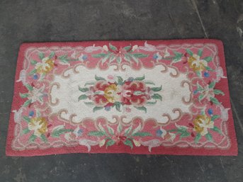 Floral Shanghai Hooked Rug