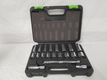 Pittsburgh CR-V Socket Wrench Set - NEW