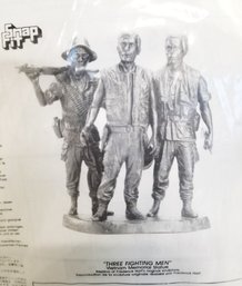 Rare Vintage 1994  Fighting Men Vietnam Memorial Statue Model  Kit - New Old Stock