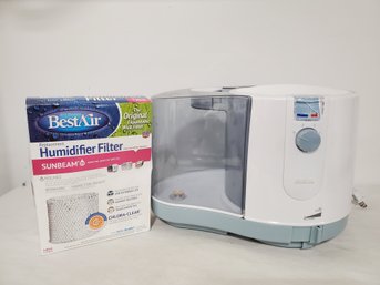 Sunbeam Electric Room Humidifier & Extra New Filter