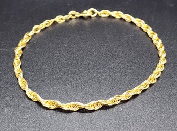 Vintage Gold Plated Sterling Silver Bracelet