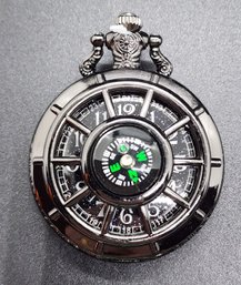 Brand New Compass Pocket Watch