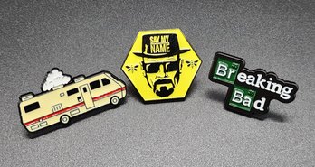 Set Of 3 Breaking Bad Pinbacks