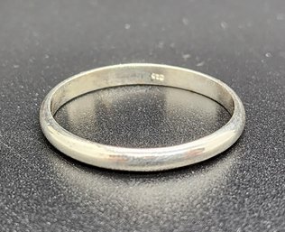 Vintage Sterling Silver Band Ring