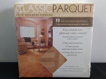 Classic Parquet Solid Hardwood Flooring Tiles