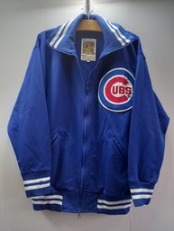Cooperstown  Collection Size Large Cubs Jacket Blue