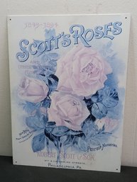 Scott's Roses Tin Sign