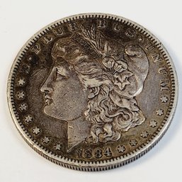 1884-S Morgan Silver Dollar(tough Date And Mint Mark)