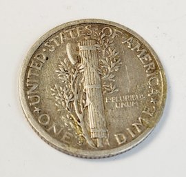 1940 S Silver Mercury Dime