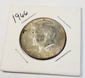 1966  Silver Kennedy Half Dollar