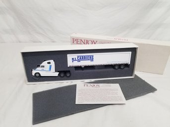 Penjoy Diecast Tractor Trailer/semi 1/64  M.s. Carriers