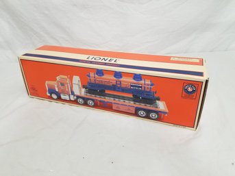 Lionel TMT-18410 Flatbed Truck 3-dome Tanker Car