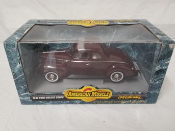 1940 Ford Deluxe Coupe Ertl American Muscle Collector's Edition