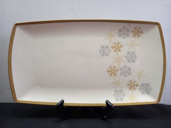 Melamine Threshold Snowflake Platter