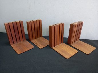 Wooden Book Ends