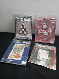 Cross Stitch Lot Of 4