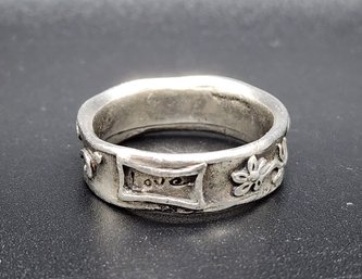 Heavy Sterling Silver Band Ring