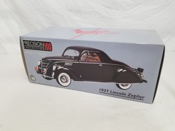 1937 Lincoln Zephyr Two Door Coupe Madeira Maroon Ertl 1/18