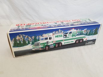 Hess Toy Truck And Helicopter 1995 #2