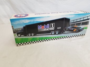 Mobil 1 Race Car Carrier Limited Edition With 1 Car #2