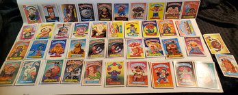 Lot Of 41 Vintage 1986 Garbage Pail Kids Sticker Cards