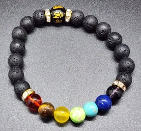 Novelty Chakra Stretch Bracelet