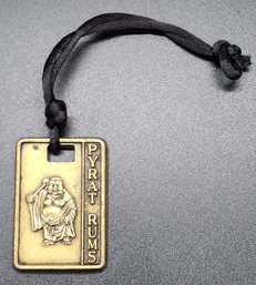 Vintage Pyrat Rums Buddha Pendant