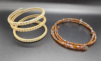 Pair Of Vintage Costume Bracelets