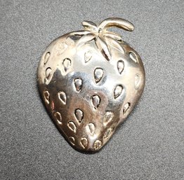 Vintage Strawberry Brooch