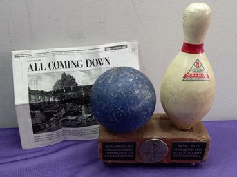 Brunswick Bowling Trophy