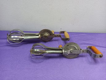 Pair Of Vintage Hand Mixers