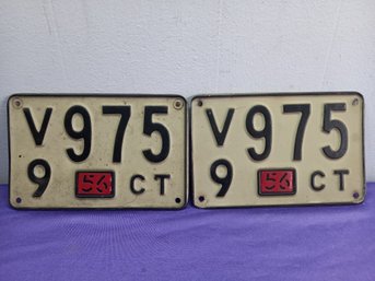Vintage License Plate Lot #2