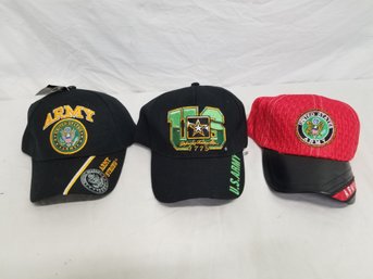 Army Strapback Hat Caps New