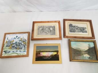 Vintage Framed Photos & Prints Wall Hangings Small