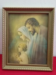 Framed Religious Print