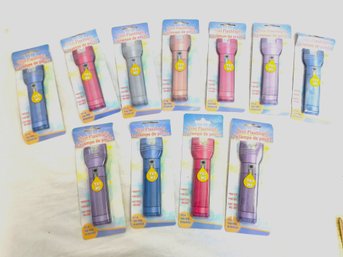 New Set Of LED Thin Flashlight Portable/ Magnetic With Batteries Included - 10 Pieces