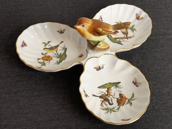 Herend Rothchild Hand Painted Server