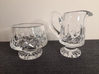 Waterford Crystal Cream And Sugar Glasses