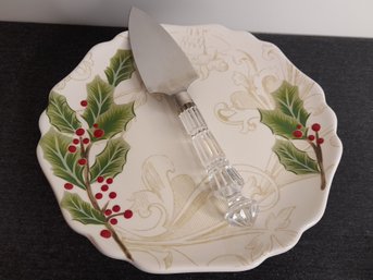 Vintage Holiday Collection Cake Server By Magenta