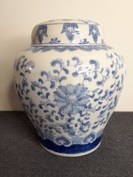 White And Blue Decorative Urn Made In China