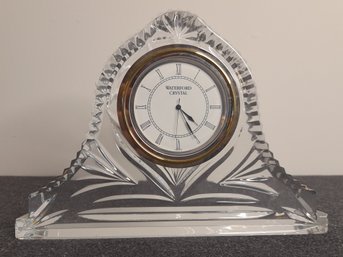 Waterford Crystal Glass Mantle Clock