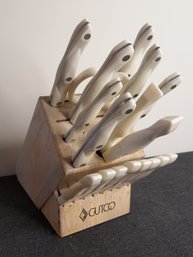 Vintage Cutco Knife Block And Knives