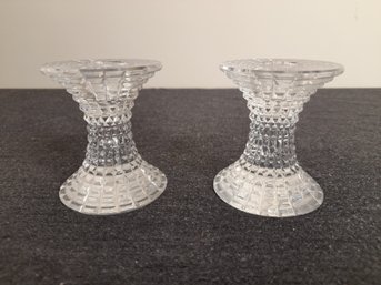 Rosenthal Crystal Candle Holders