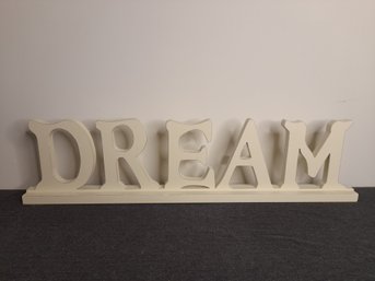 Decorative Wood DREAM Sign