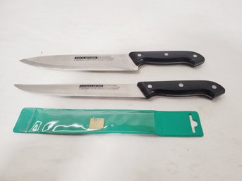 Schinken & Koch Messer Rostfrei Inox Stainless Steel Kitchen Knives With Black Handles